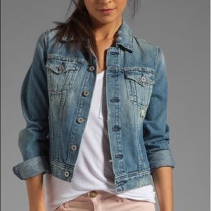 AG Robyn distressed denim jacket
